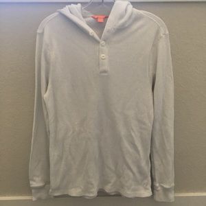 Joe Fresh Men’s White Waffle Hoodie